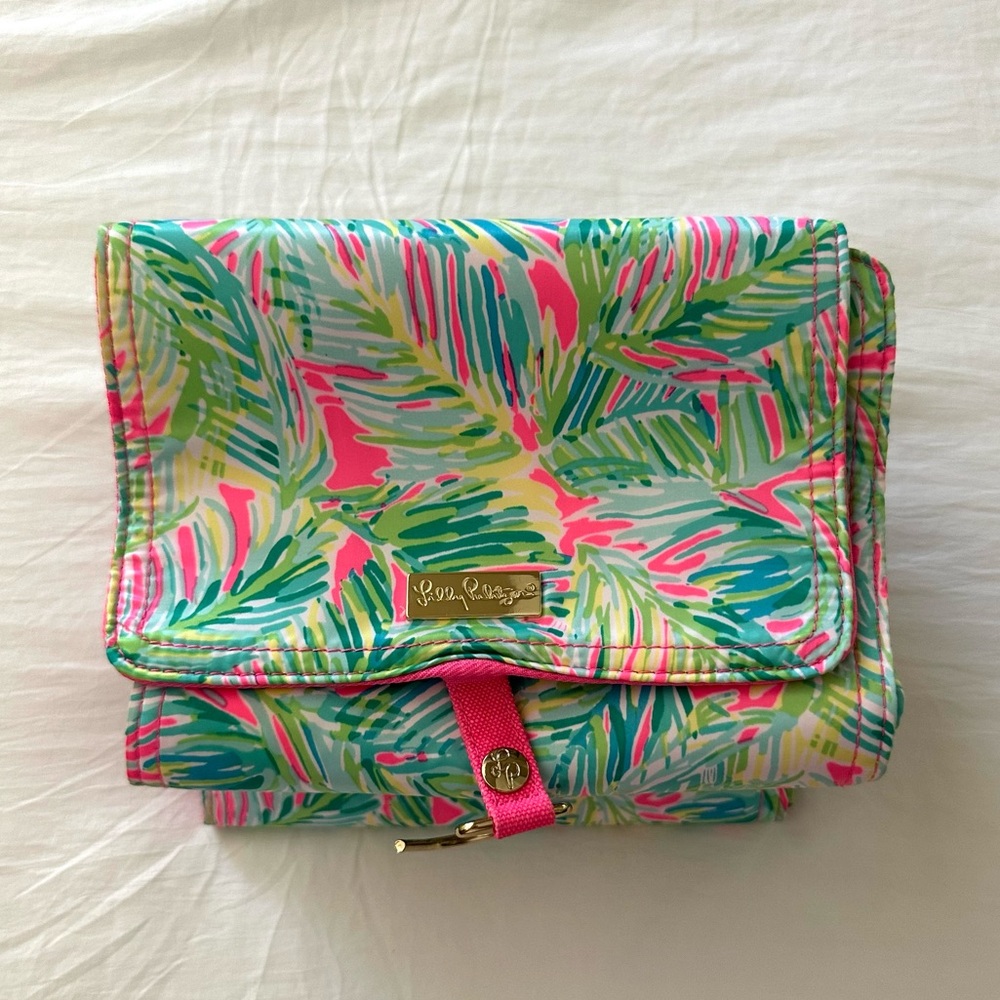 Lilly Pulitzer Tropical Storm Hanging Cosmetics Toiletry Bag